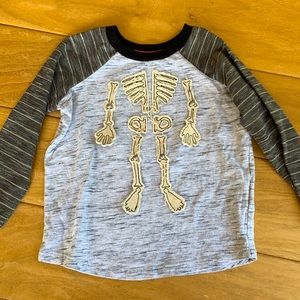 Mud Pie Skeleton Shirt